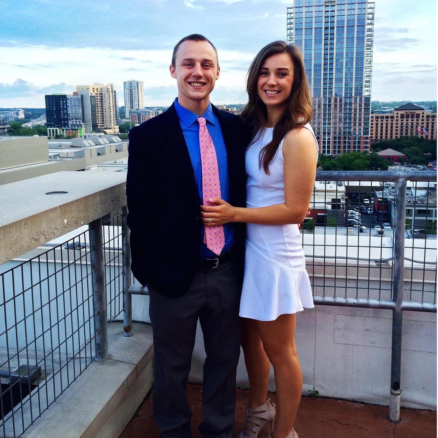 Parker's fraternity formal, April 2015.