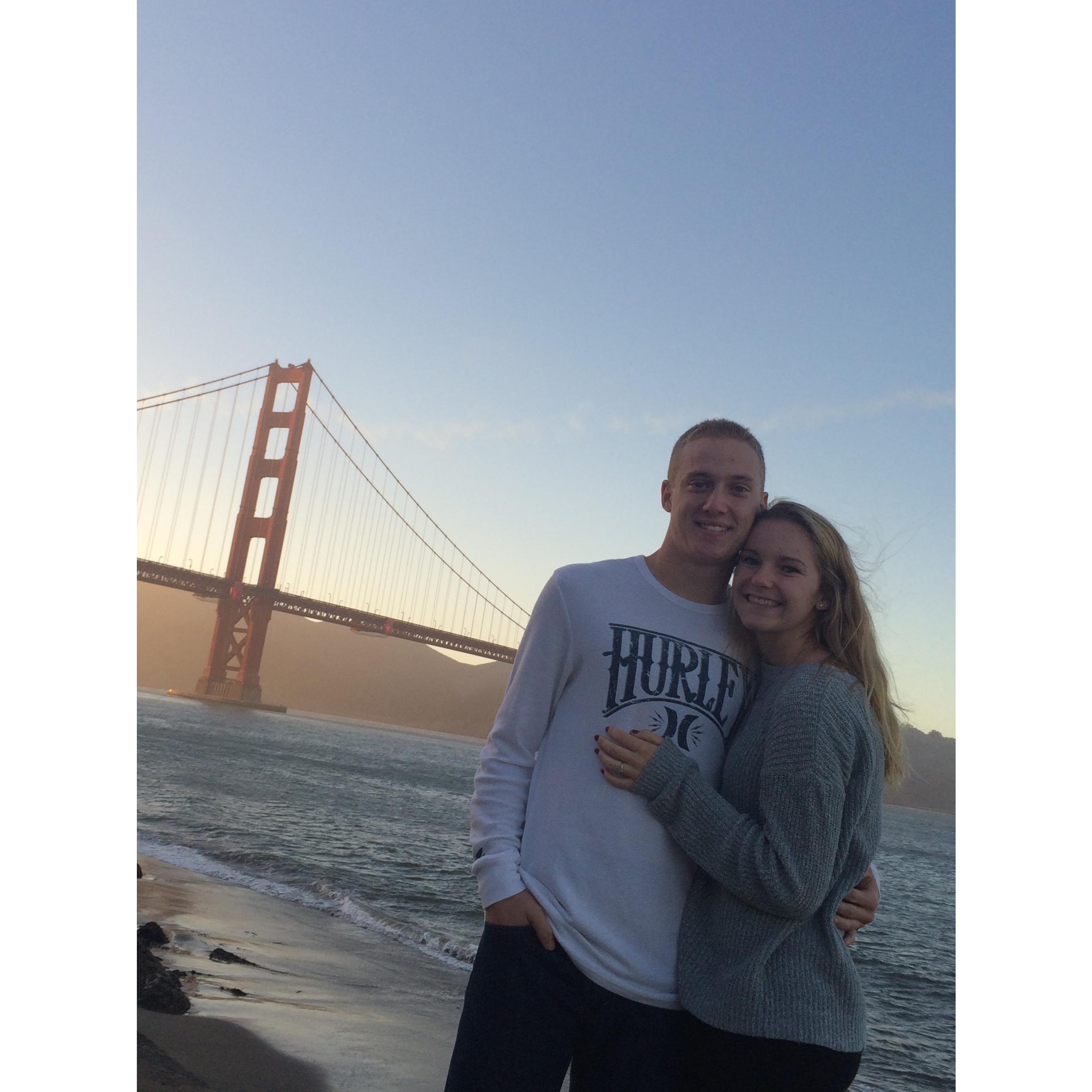 Jimmy came to Sonoma the first semester of college to visit me and we took a trip to SF!