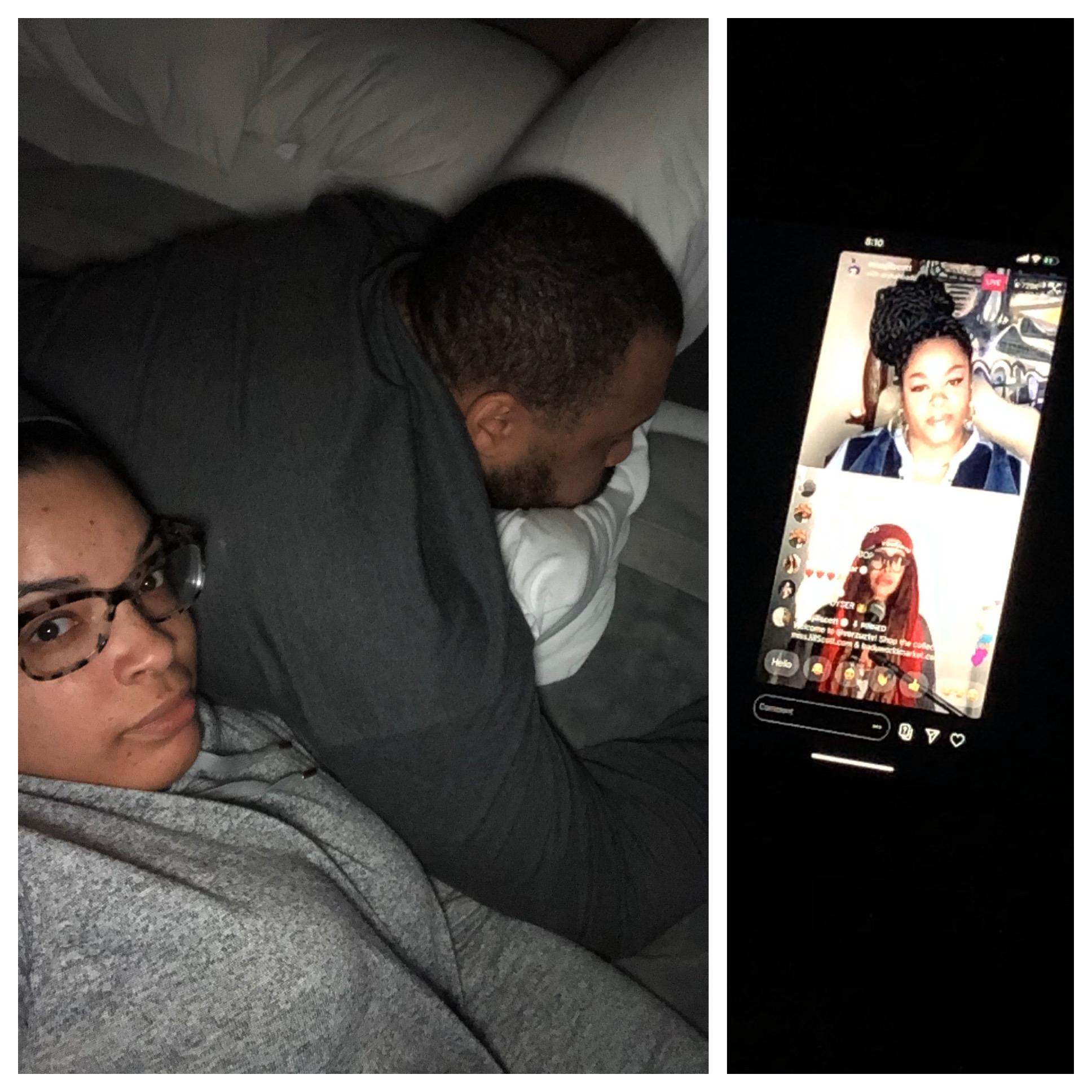 Chillin at home...Verzuz date night...Jill Scott vs. Erykah Badu