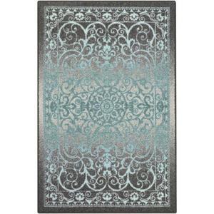 Landen Gray/Blue Area Rug