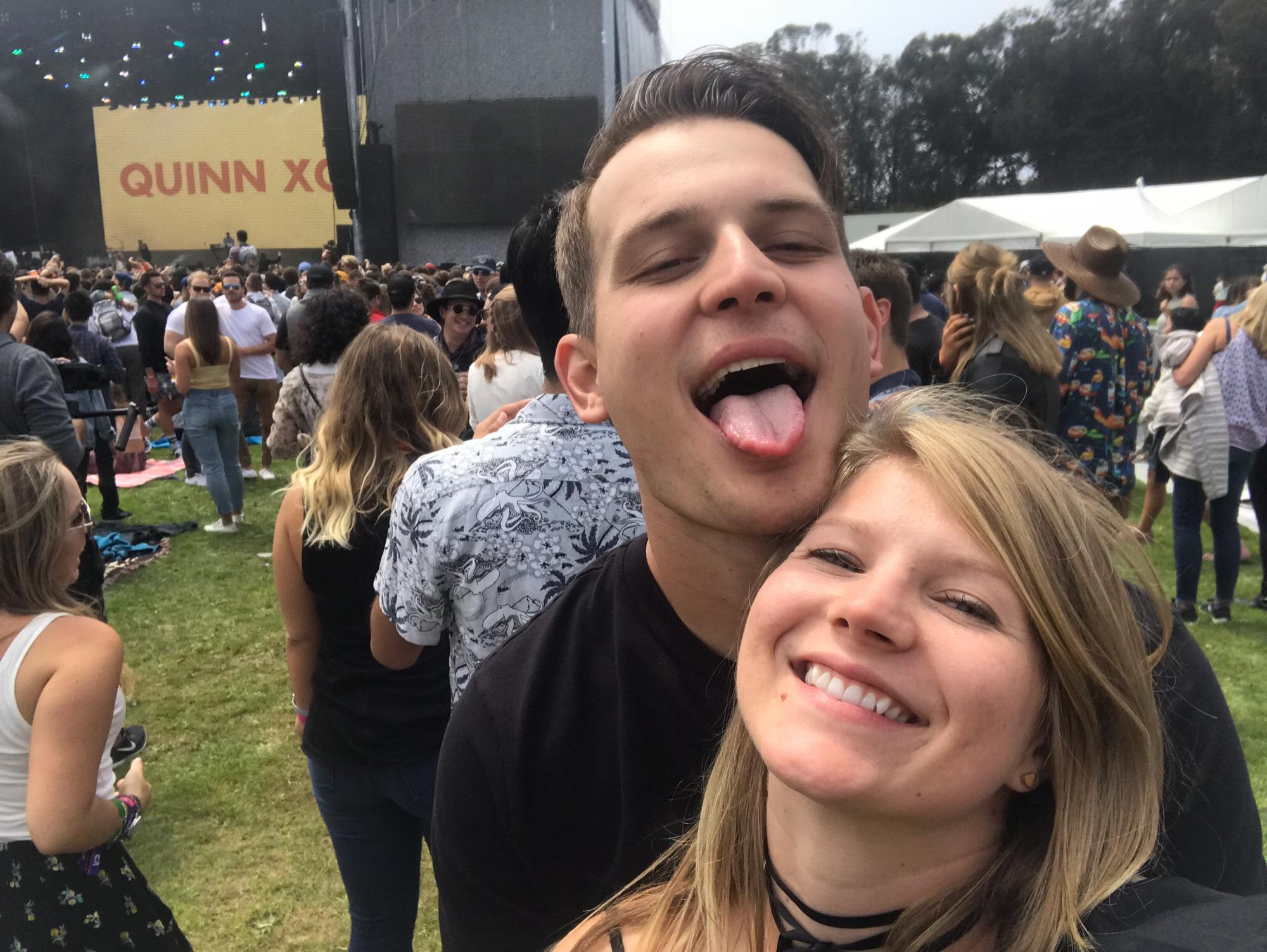 Outsidelands Music Festival in the beautiful Golden Gate Park in San Francisco.