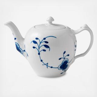 Blue Fluted Mega Tea Pot