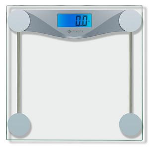 Etekcity Digital Body Weight Bathroom Scale with Body Tape Measure, 8mm Tempered Glass, 400 Pounds Scales