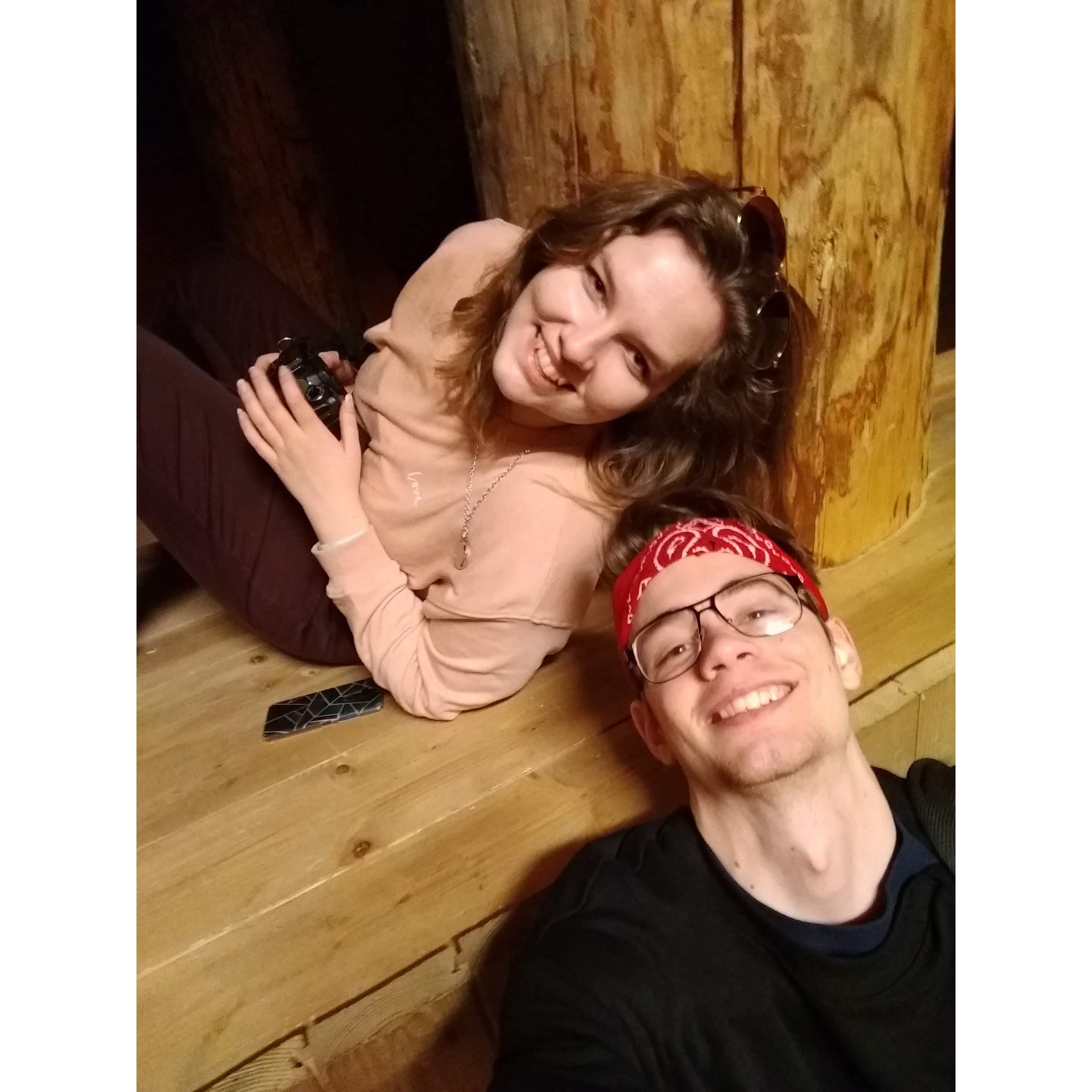 Our first selfie as a couple