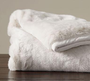 Faux Fur Alpaca Throws