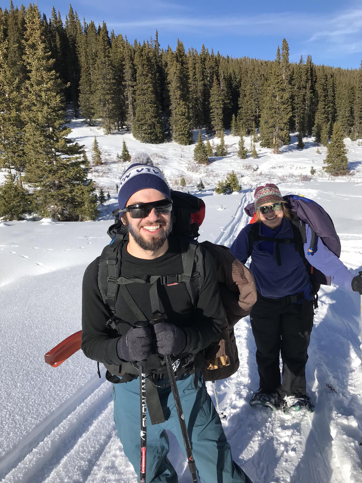 Brenden's first Huey family ski trip