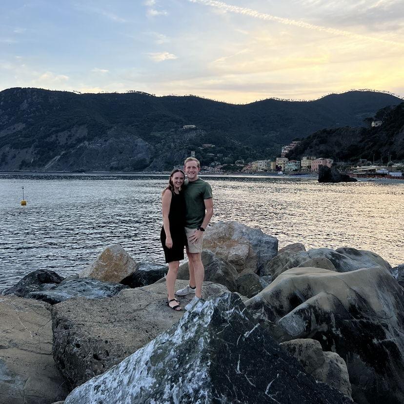 Dinner with a view in Italy, June 2023.