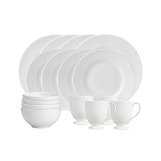 Wedgwood White 16-Piece Dinnerware Set, Service for 4
