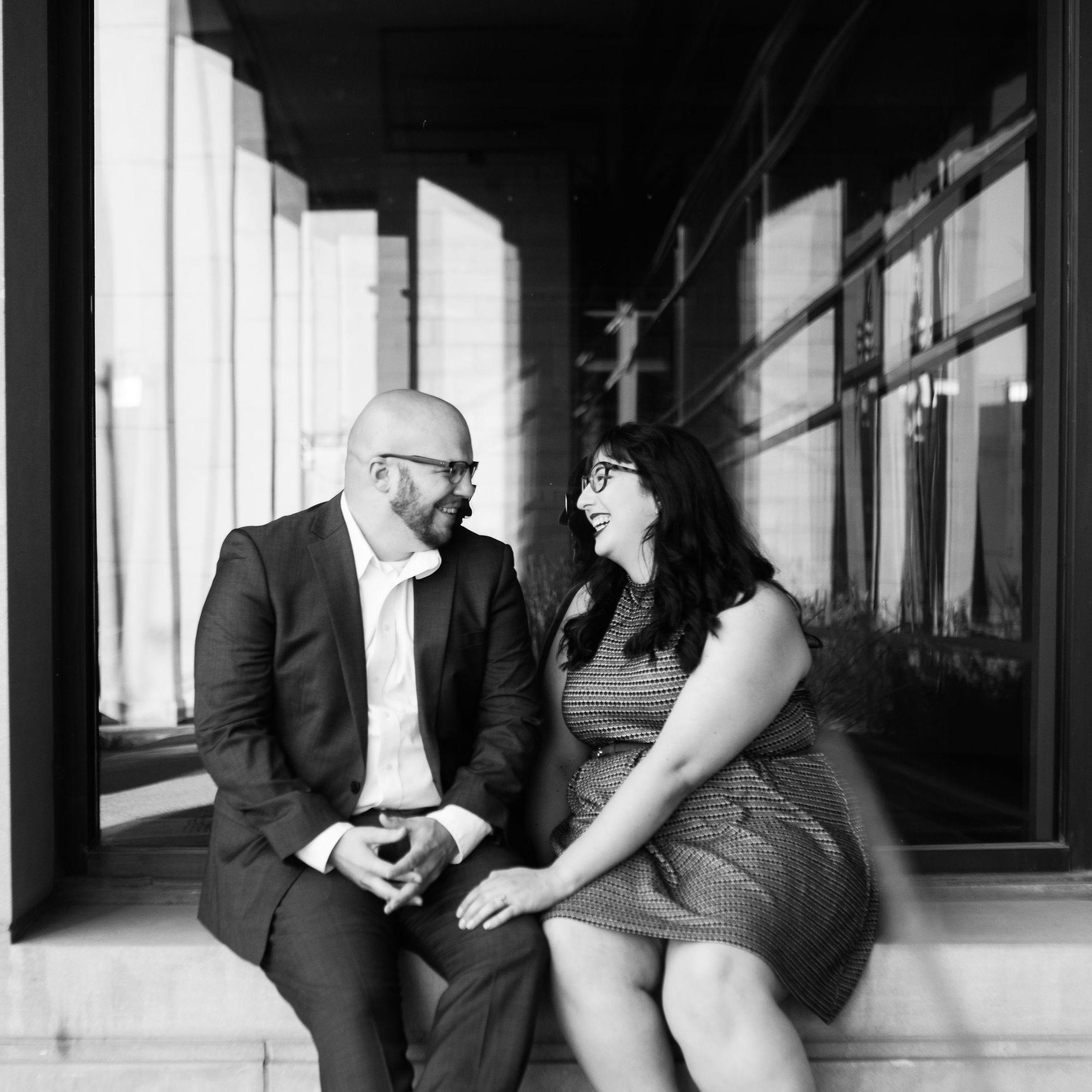 One of our engagement photos courtesy of Kensie Wallner Photography.