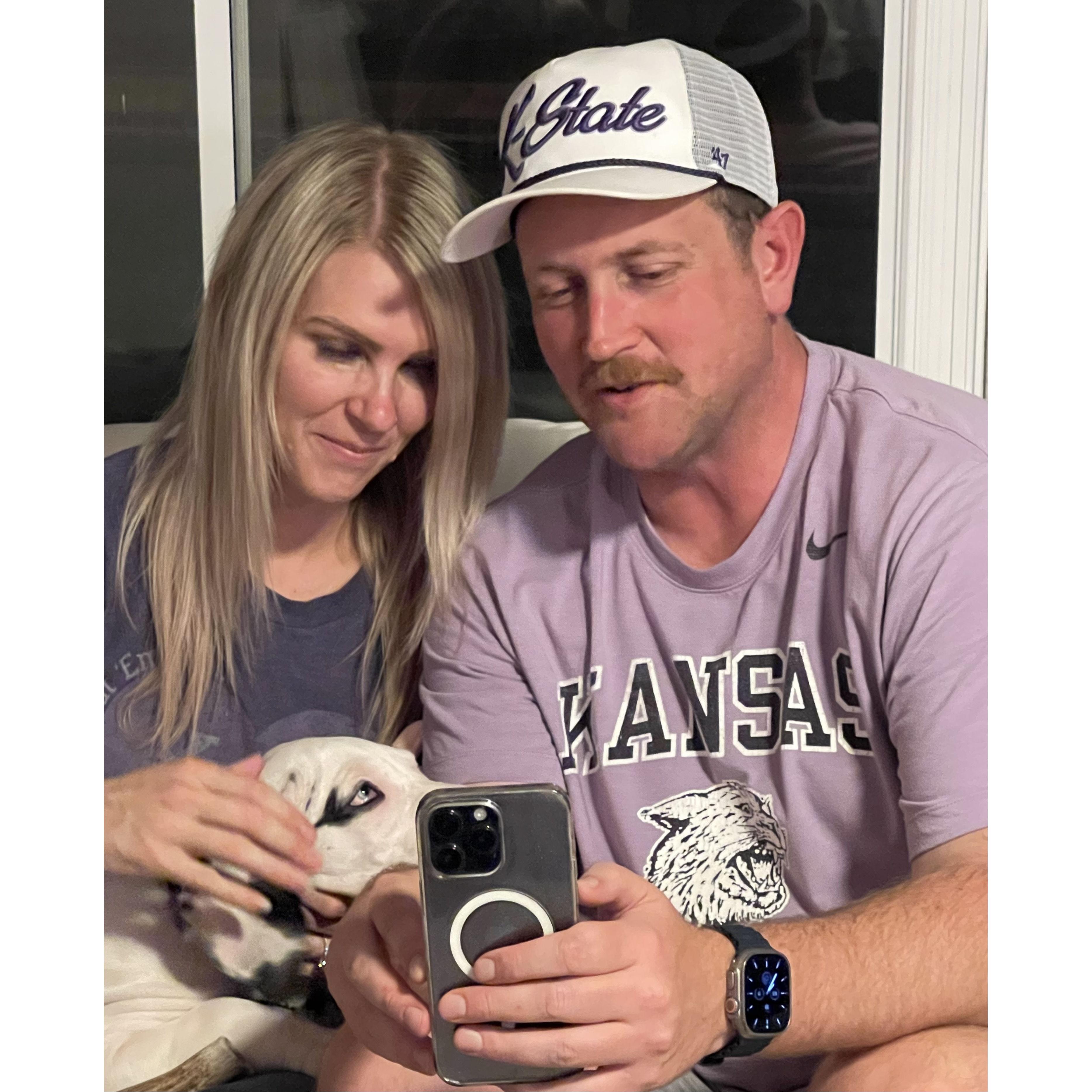 Telling Mom and Dad we got engaged