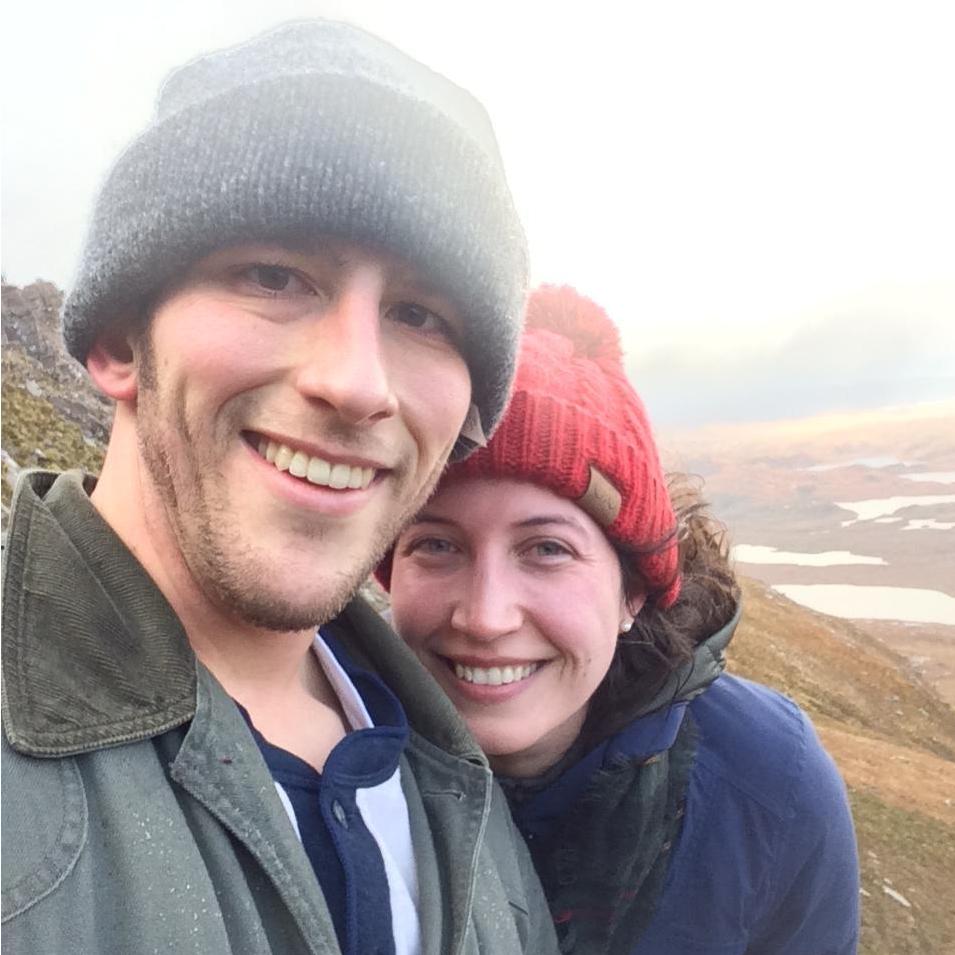 Made it to the top of Stac Pollaidh, a giant mountain in the Scottish Highlands.