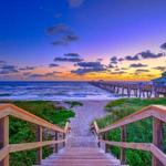 Juno Beach Pier- Our favorite beach spot!