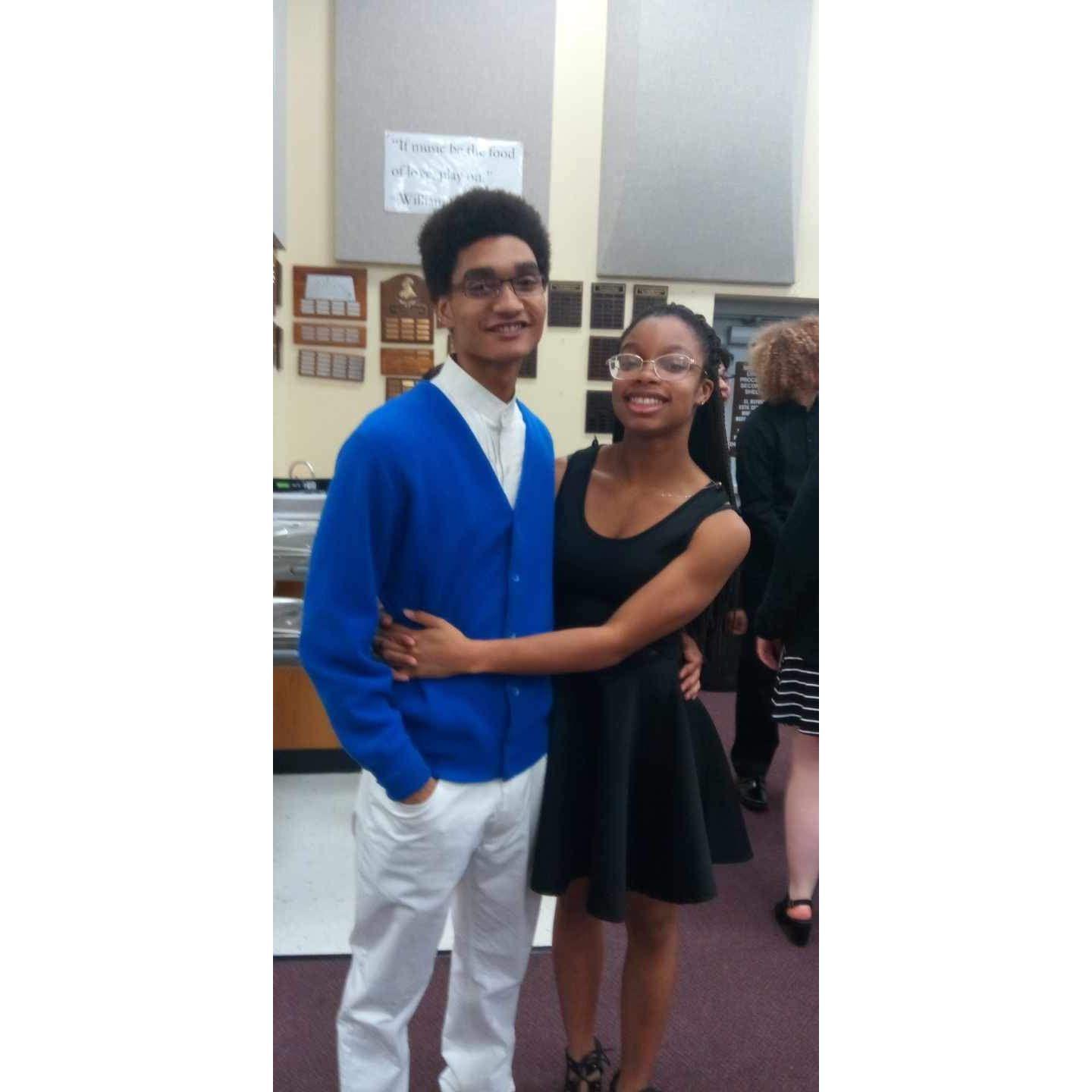 Jalen used to come to every band show just to see his girl❤️