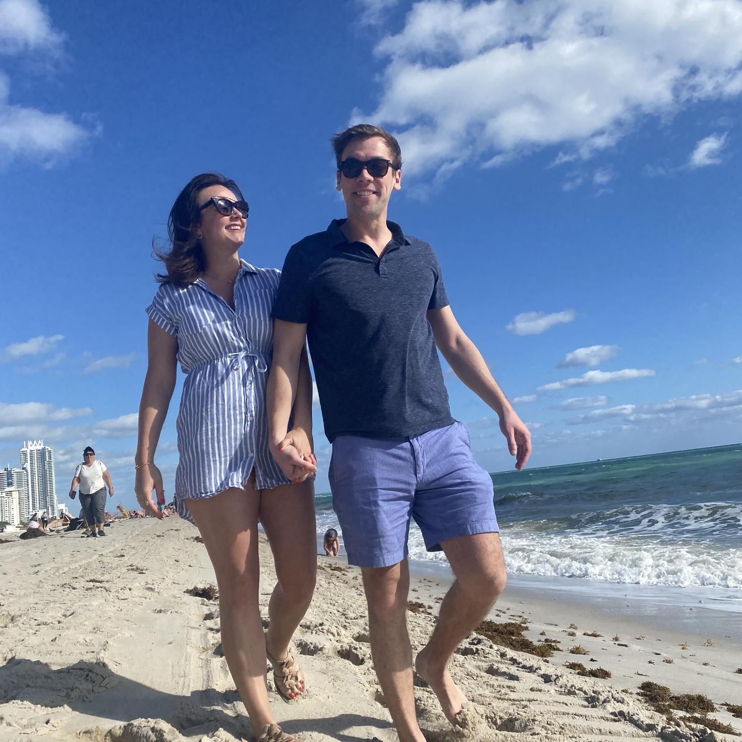 First trip together! Miami ☀️🌊