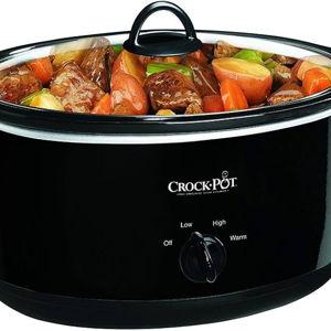 Crock-Pot, 8-Quart Oval Manual Slow Cooker ,Black