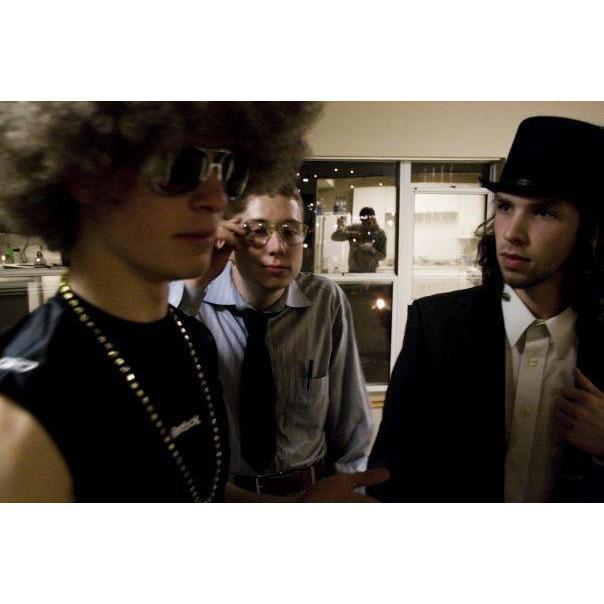Adam, Galen, and Willy back when Adam had a fro