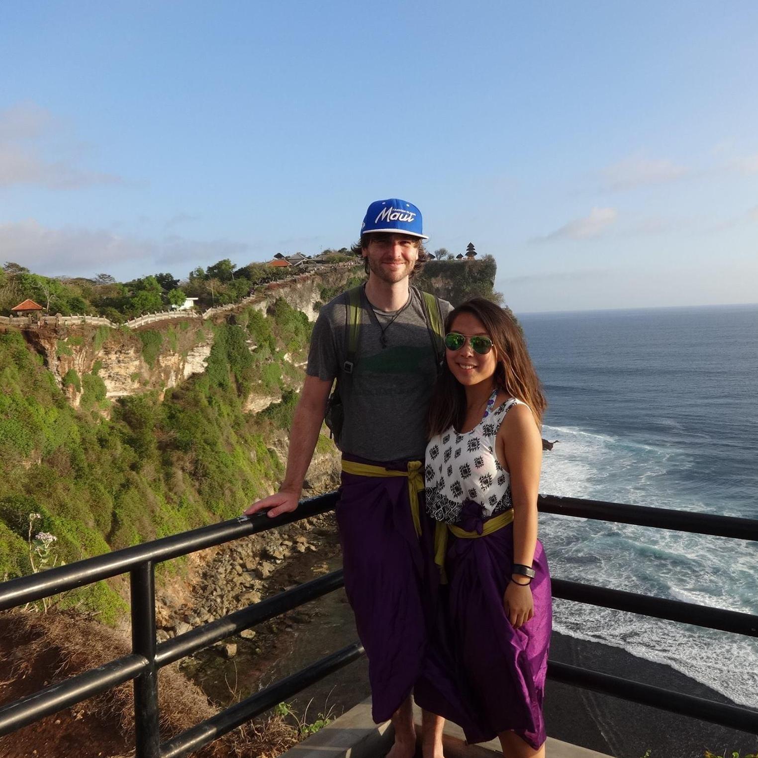 September 2015: Being sarong twins in Bali, Indonesia.