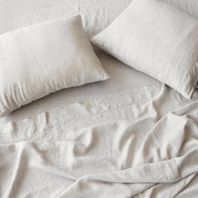 Stonewashed Linen Sheet Set
