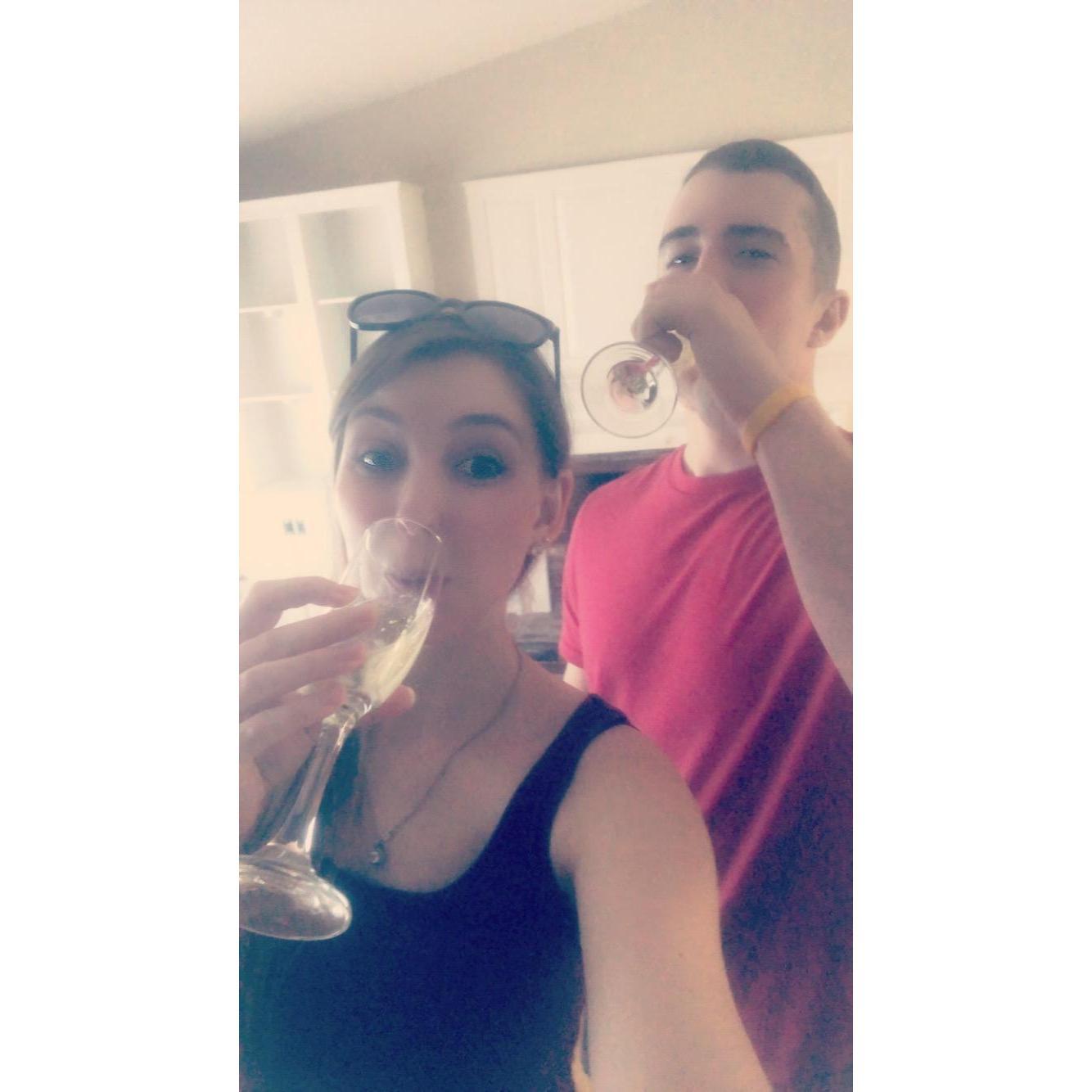 The day we closed on our house! 2020