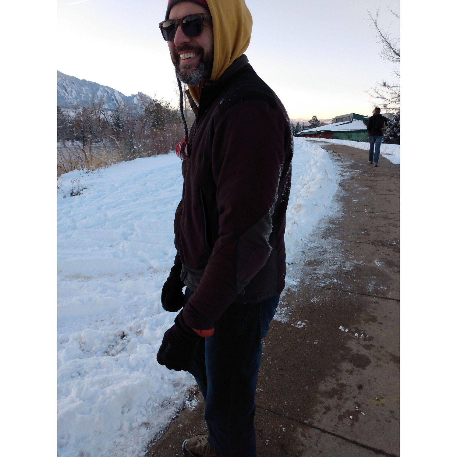 Luka on our extended first date in Boulder