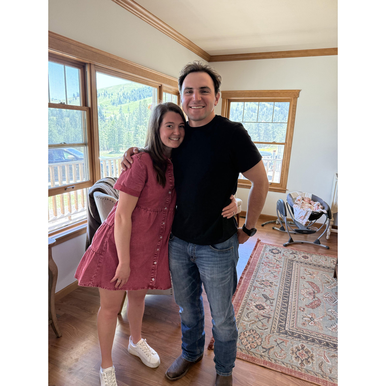 Visiting Hannah's family in Helena for the day!