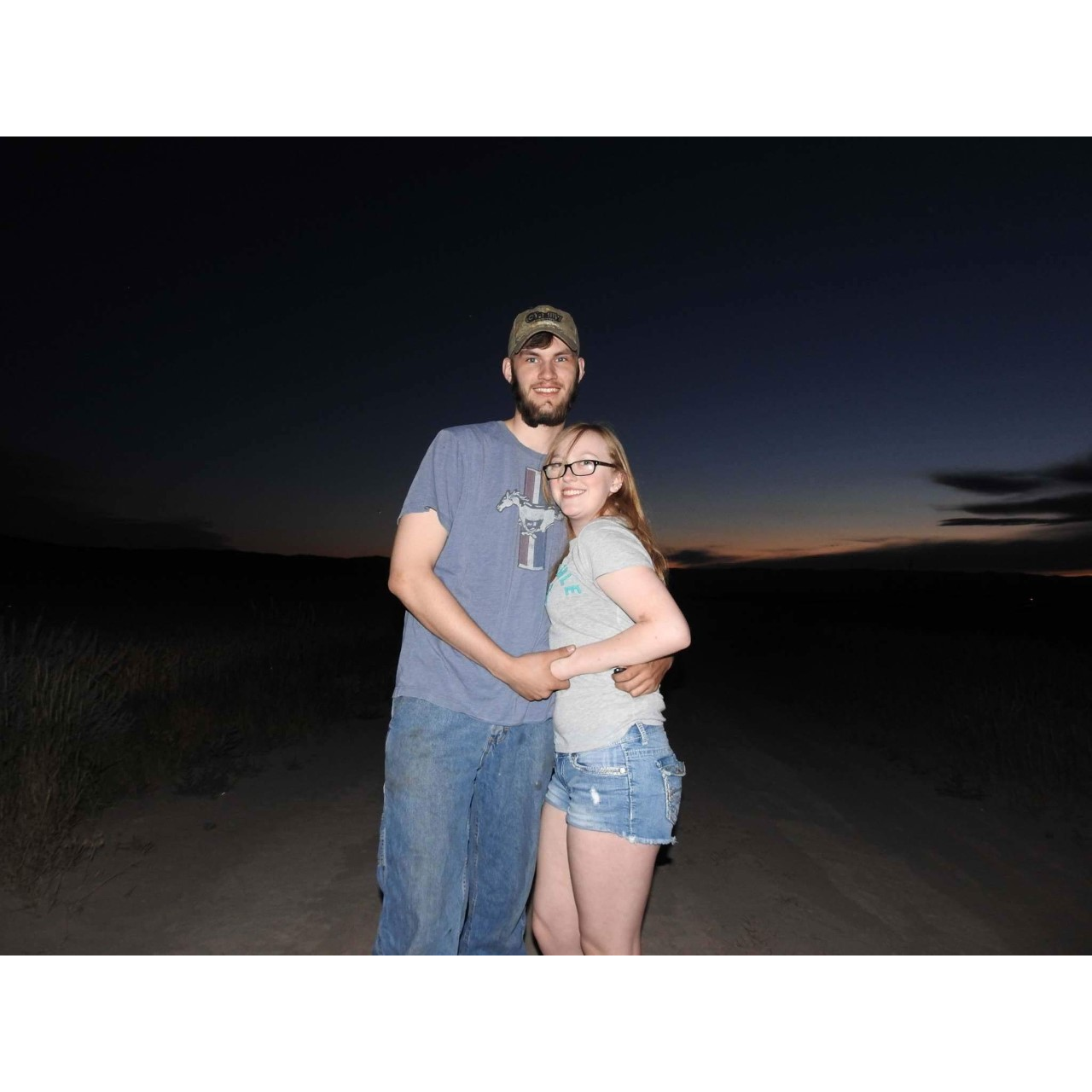 One of the first pictures we took together as girlfriend and boyfriend with his new camera