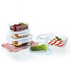 Glasslock 10-Piece Food Storage Set in Aqua