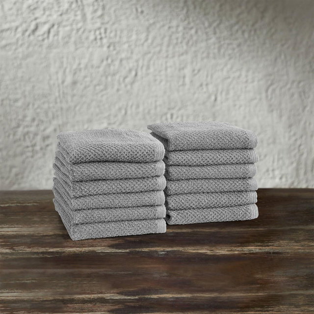 Cotton Quick Dry Popcorn Towel Set - Great Bay Home
