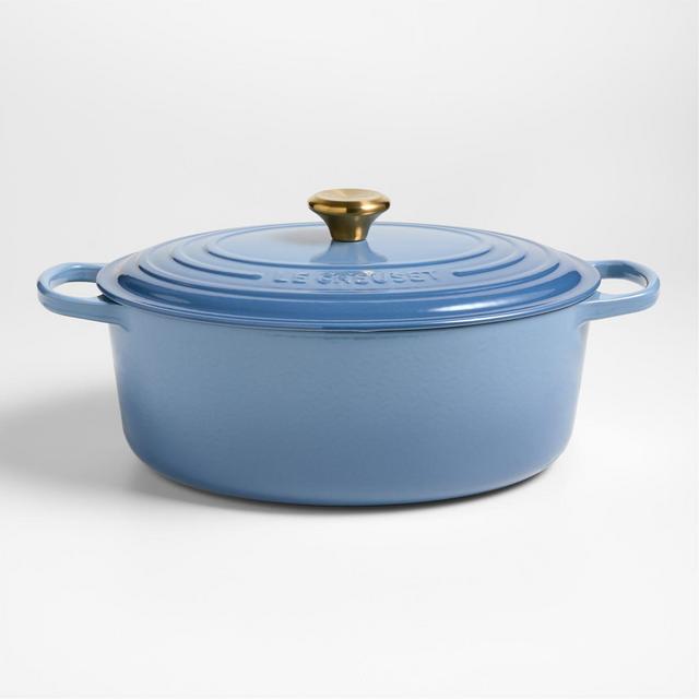 Le Creuset Signature ® 8-Qt. Chambray Enameled Cast Iron Oval Dutch Oven