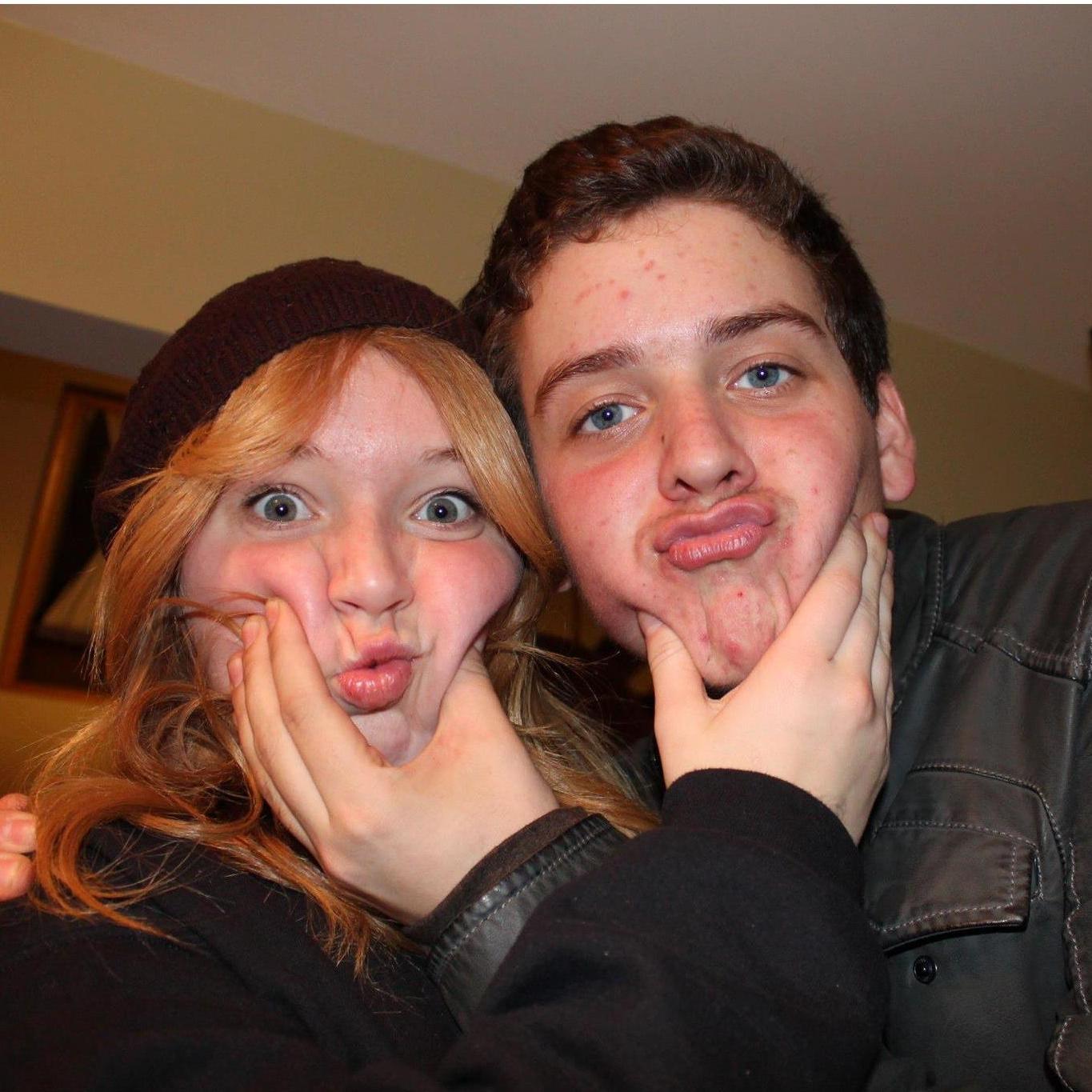 This was taken at our friends birthday party freshman year, it was the first night both Tyler and Lauren started to realize they liked each other more than friends.