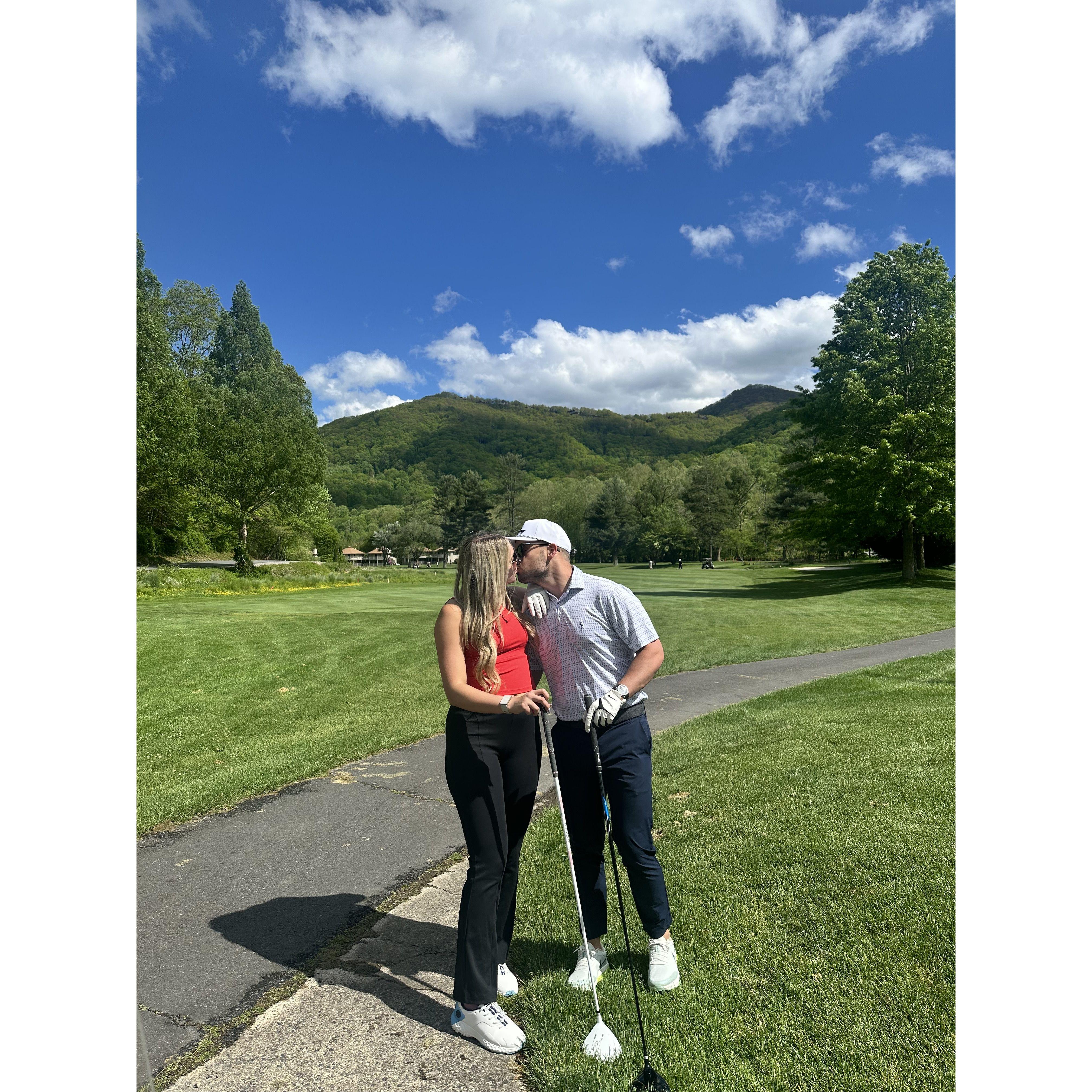 Now we get to take up golf together!