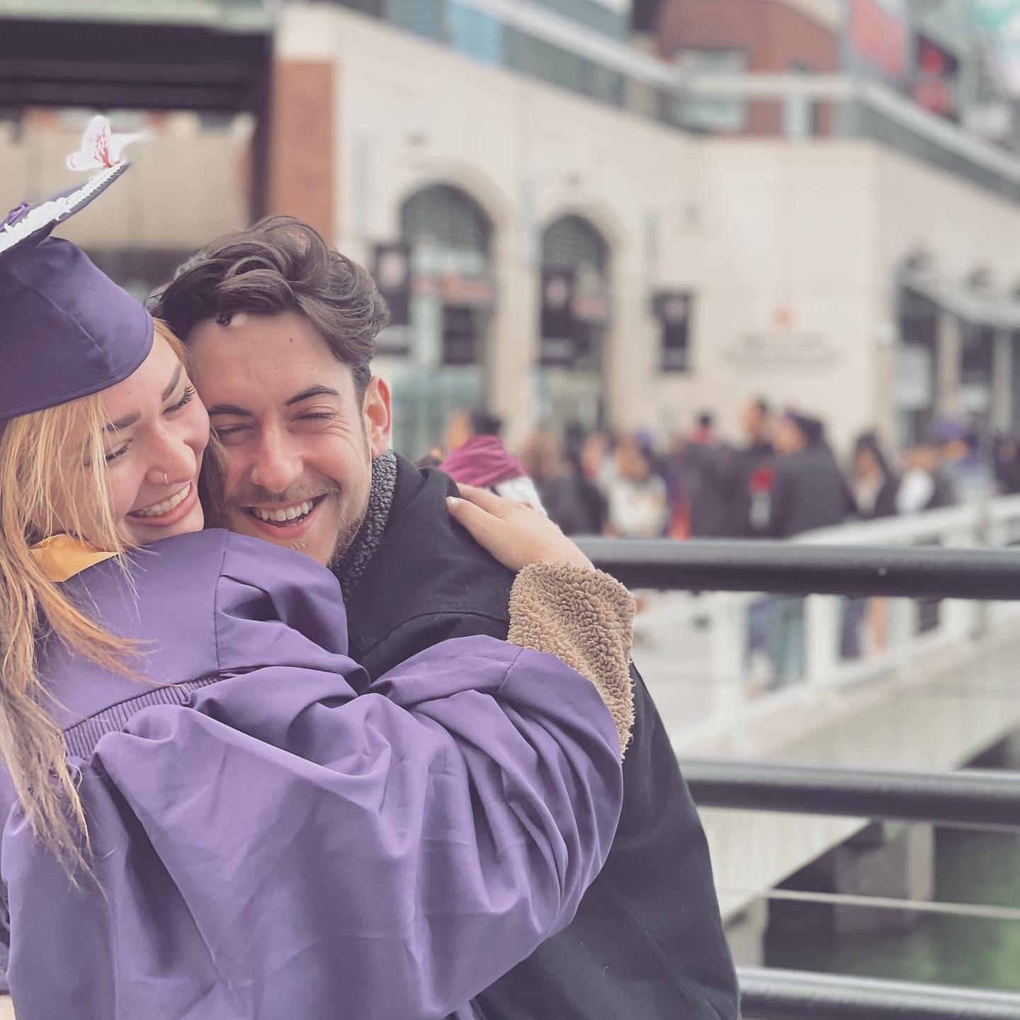 Megan's college graduation in 2022 (postponed from 2020)
