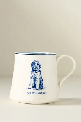 Molly Hatch Stoneware Dog Mug