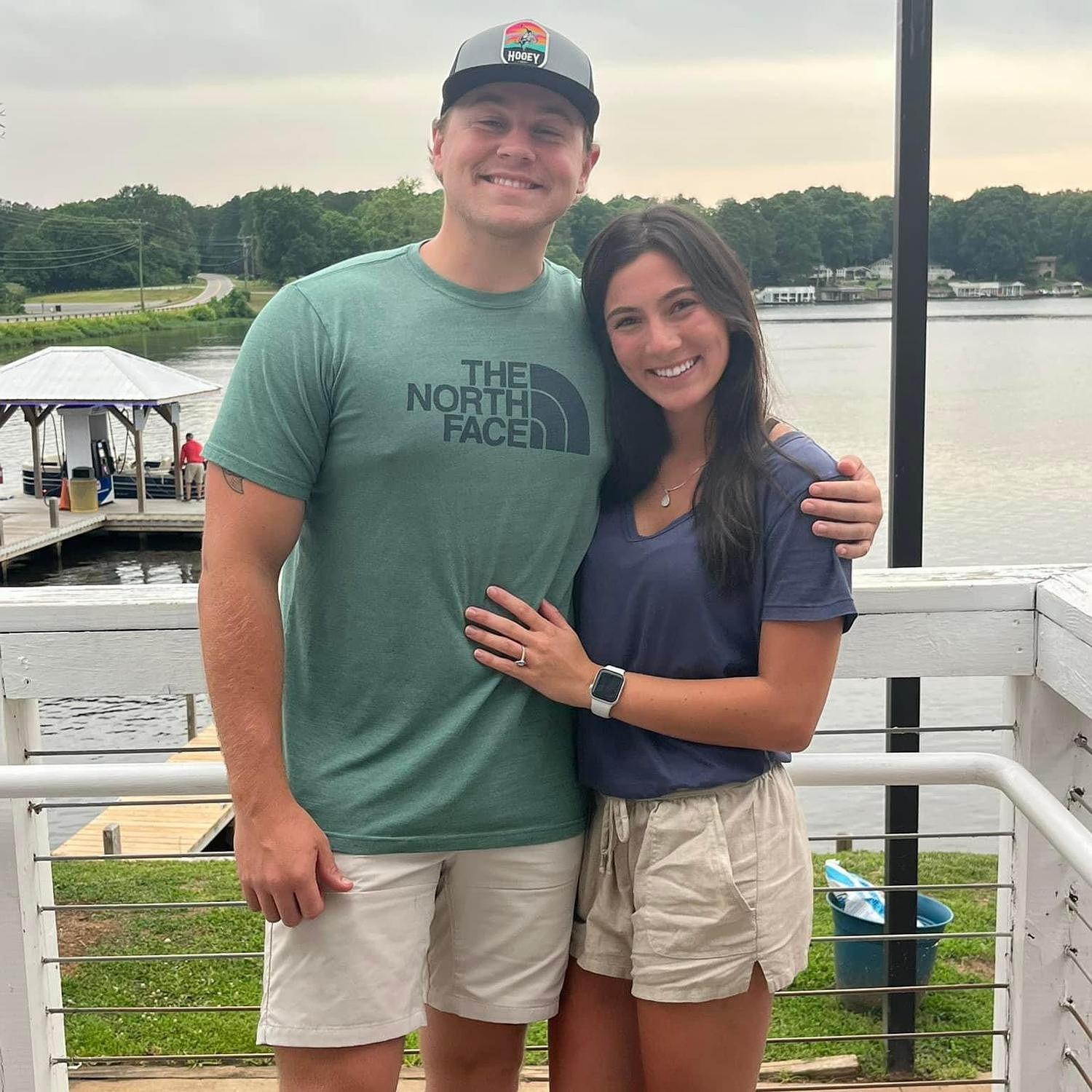Our first dinner after getting engaged!💍