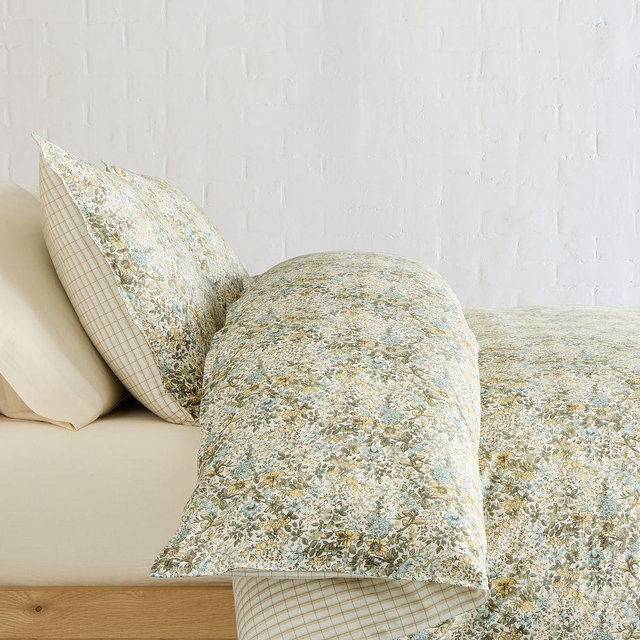 Frankie Floral Reversible Duvet King/Cal. King, Green Multi