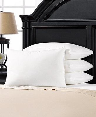 Overstuffed Plush Medium/Firm Gel Filled Side/Back Sleeper Pillow, 4 Pack - King