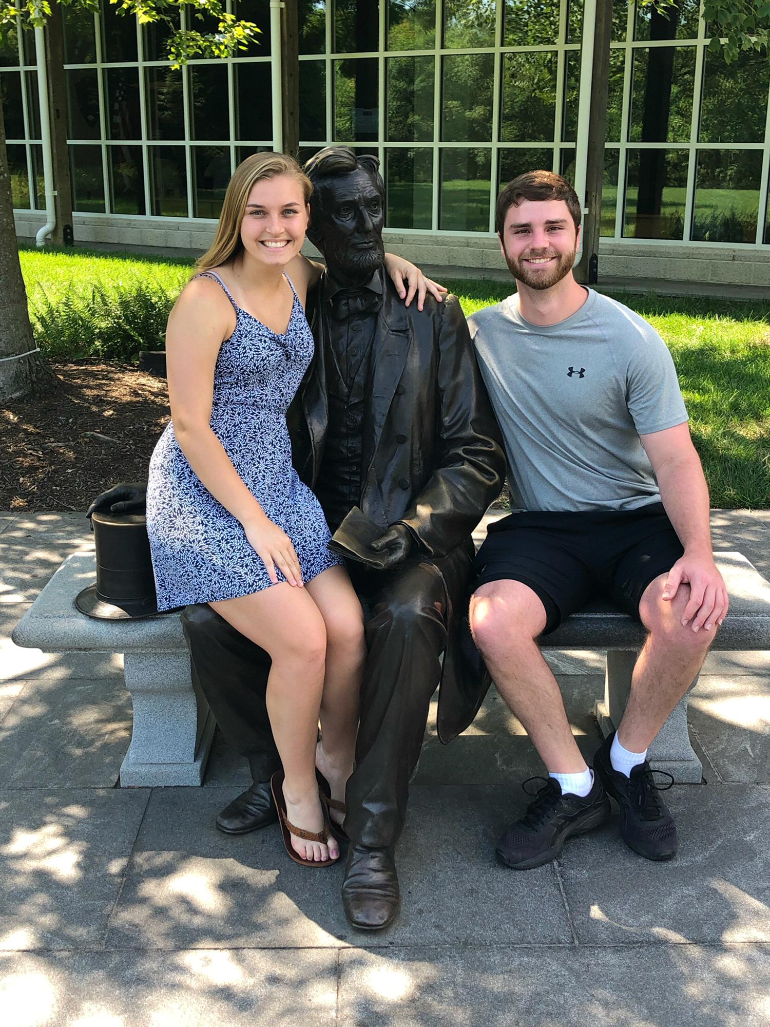 Gettysburg after the Everett family reunion - July 2019 - also the day after I asked Maggie's parents their blessing to marry her.