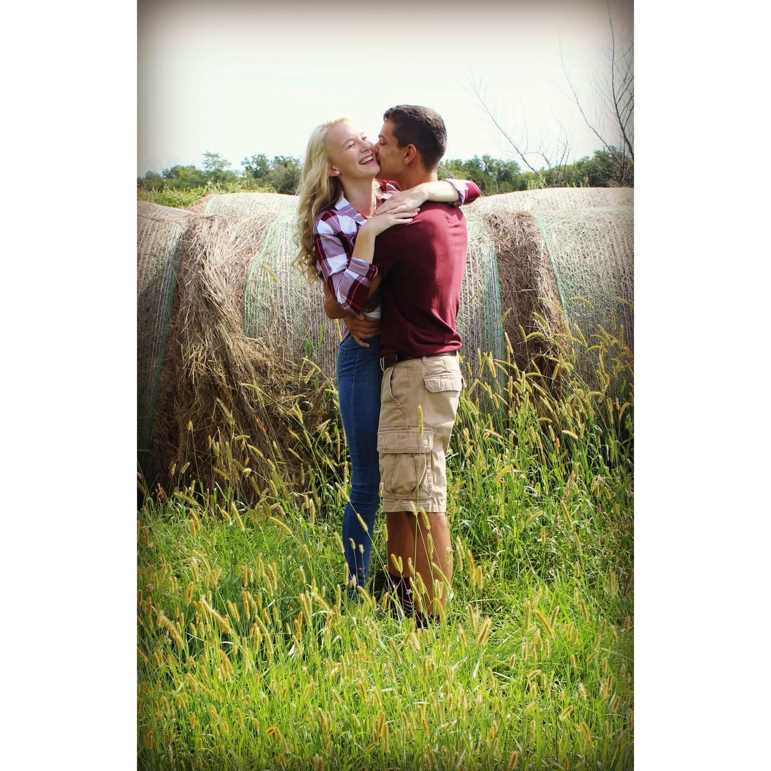 Aww I was so shy to kiss him in front of my mom!