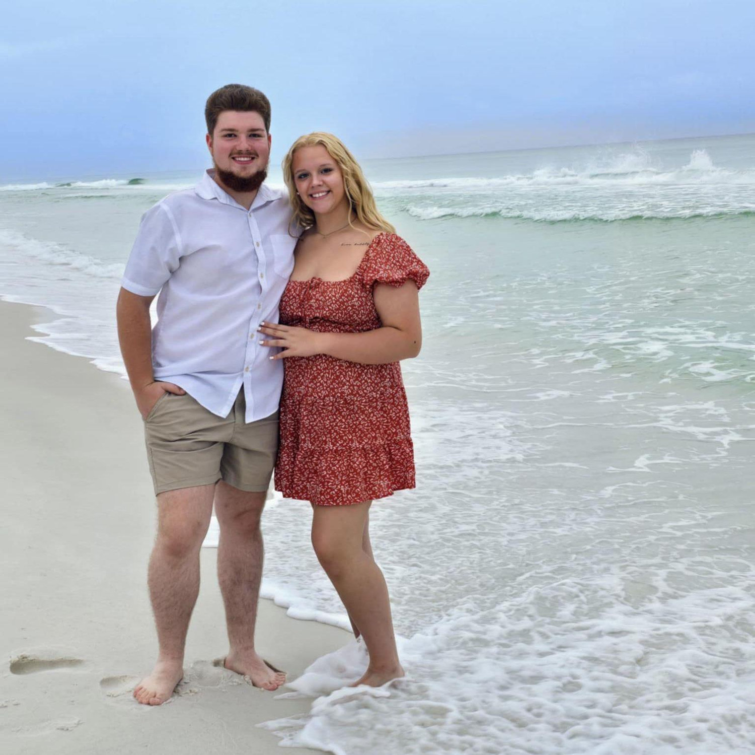 Our first real pictures together, done by my second momma :)