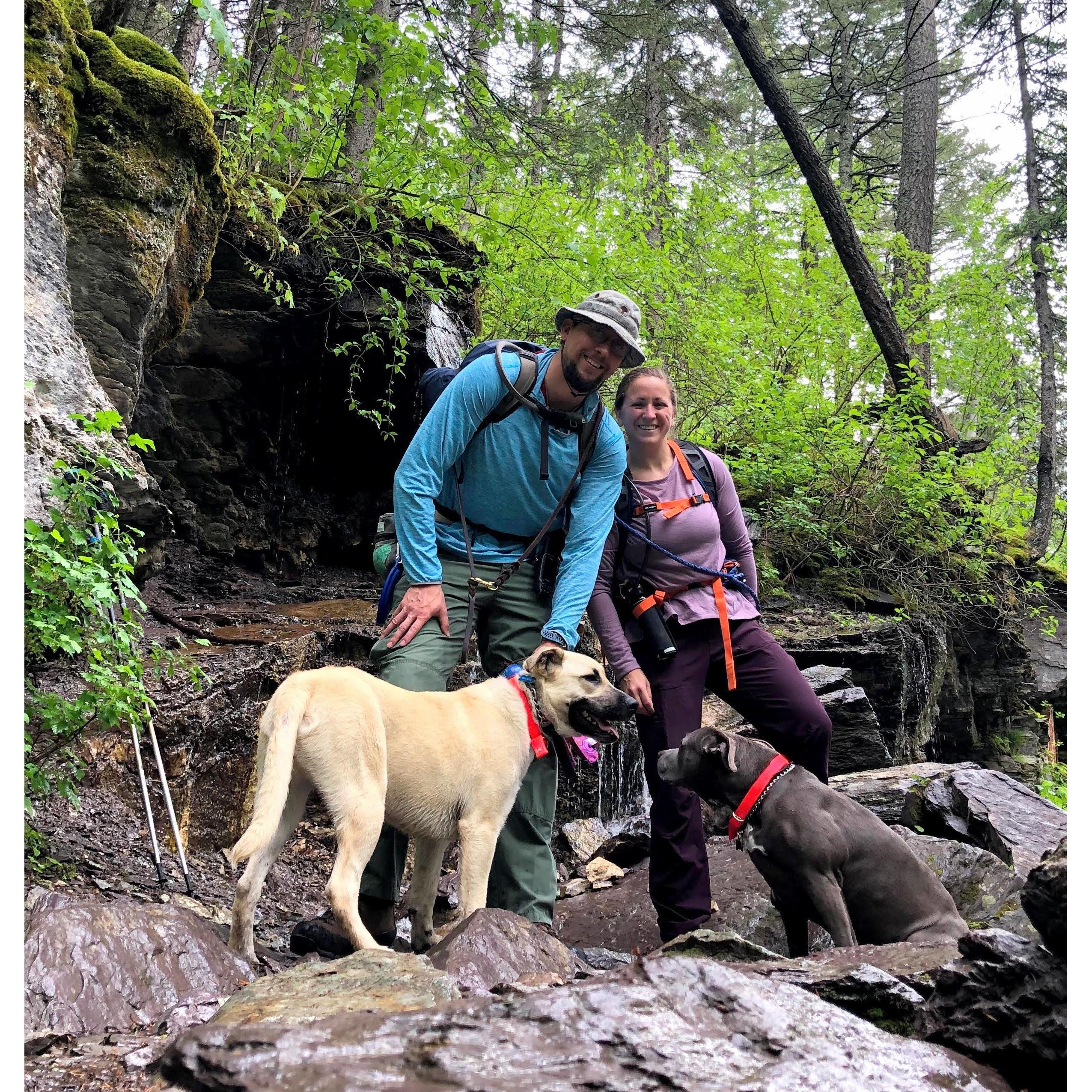 Hiking with the boys