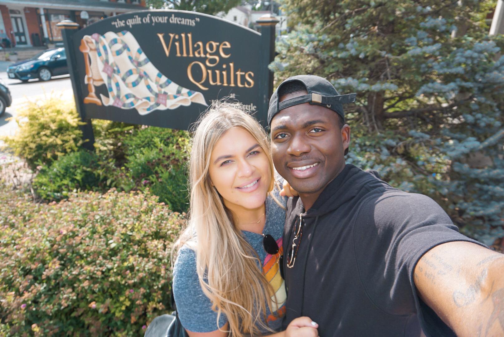 Caroline visiting Will at school in Lancaster, PA (amish country) Sept 2019