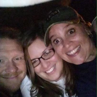 The night we met at Sarah and Harold's house!