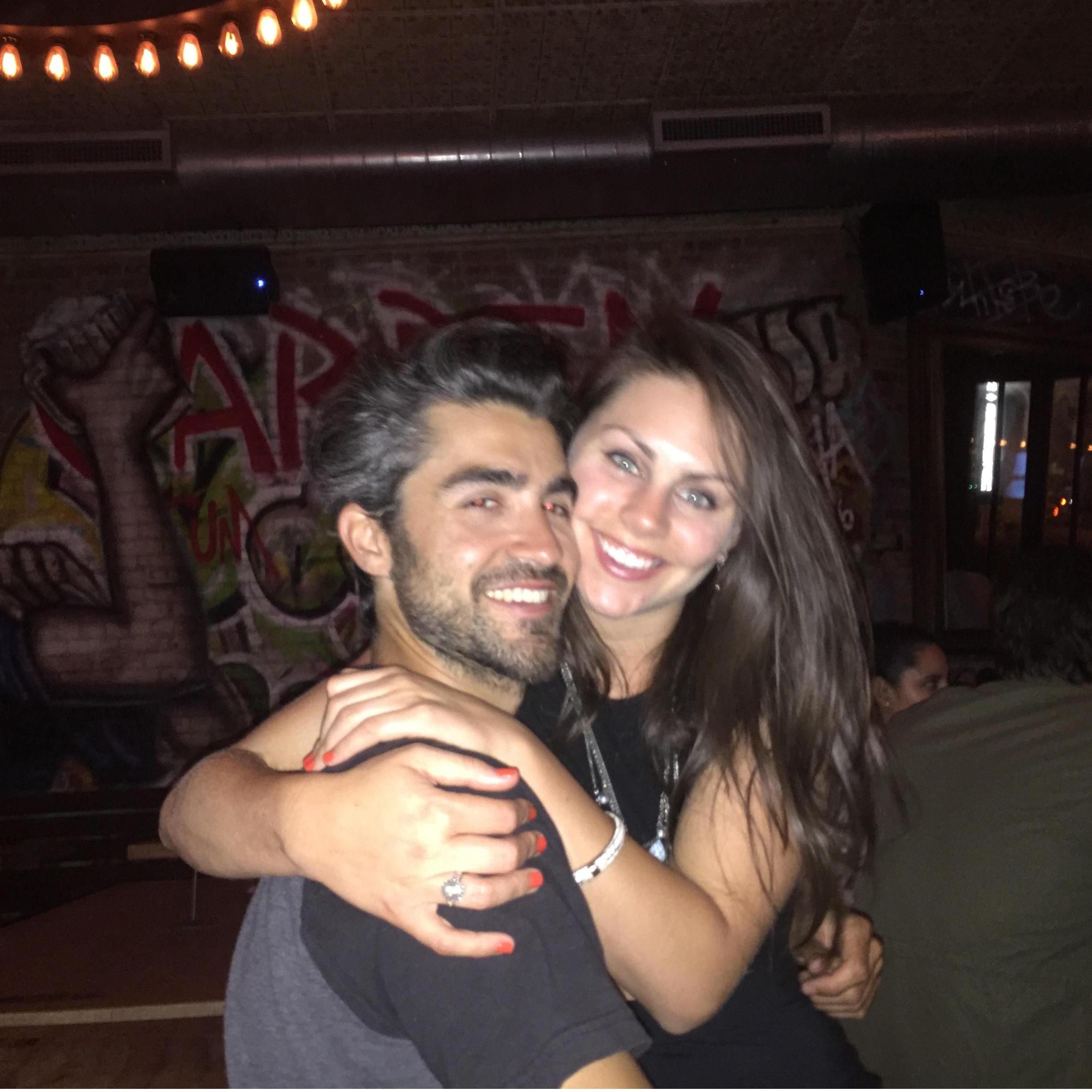 My send off party the night before I moved from NYC to Vermont. Although I was sad to go, clearly I was happy to start our lives in Vermont together!