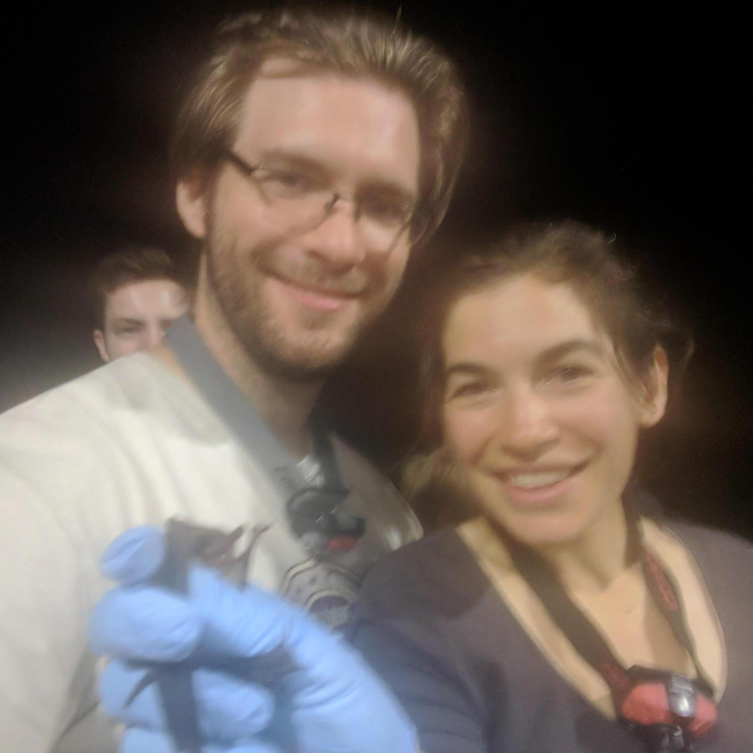 Hanging out with the bats