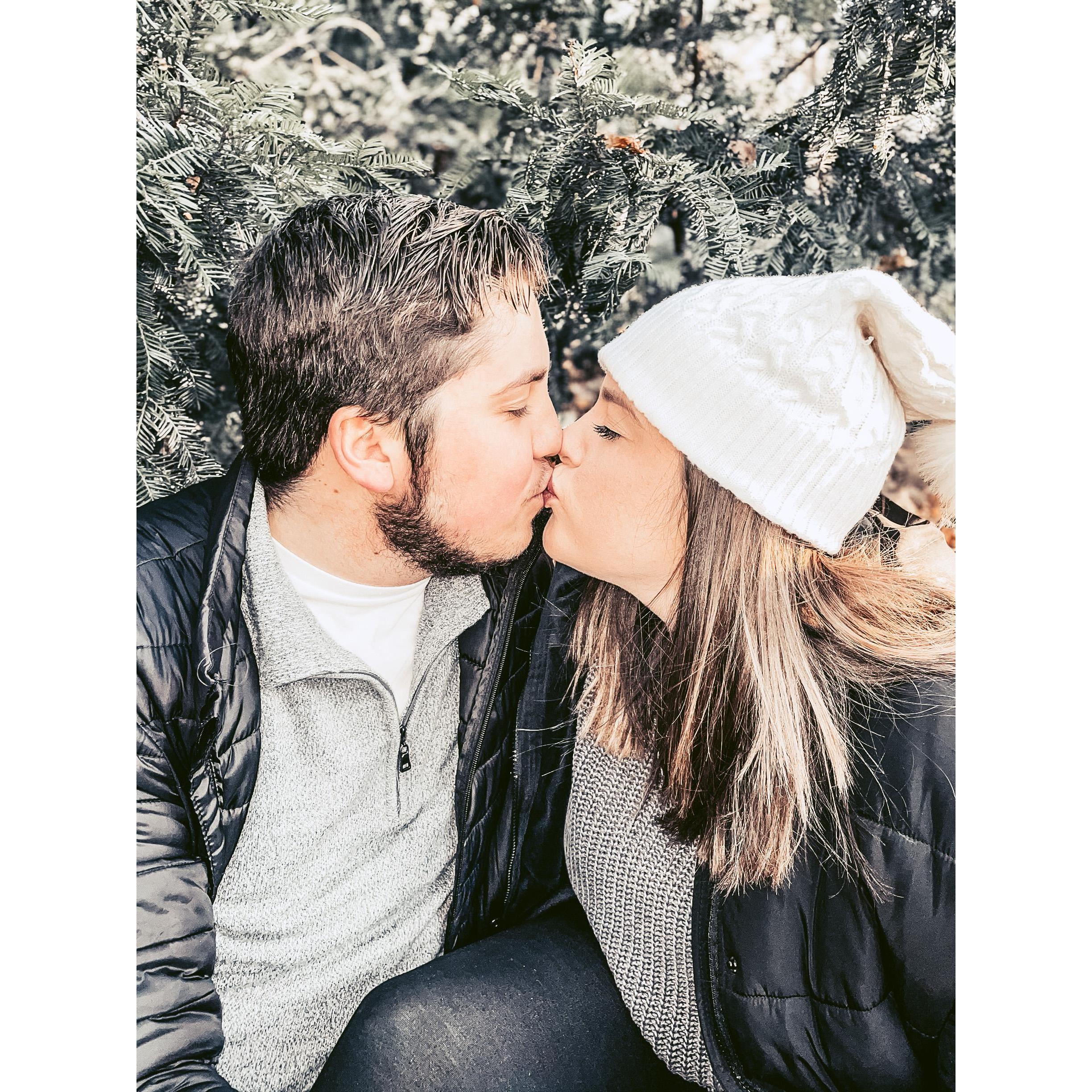 Our third Christmas together and when we decide to be together forever.
