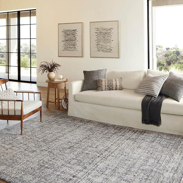 Loloi Amber Lewis Alie Collection ALE-03 Charcoal/Dove 7'-10'' x 10', .13'' Pile Height, Area Rug
