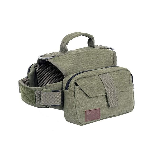 OneTigris Dog Pack Hound Travel Camping Hiking Backpack Saddle Bag Rucksack for Medium & Large Dog
