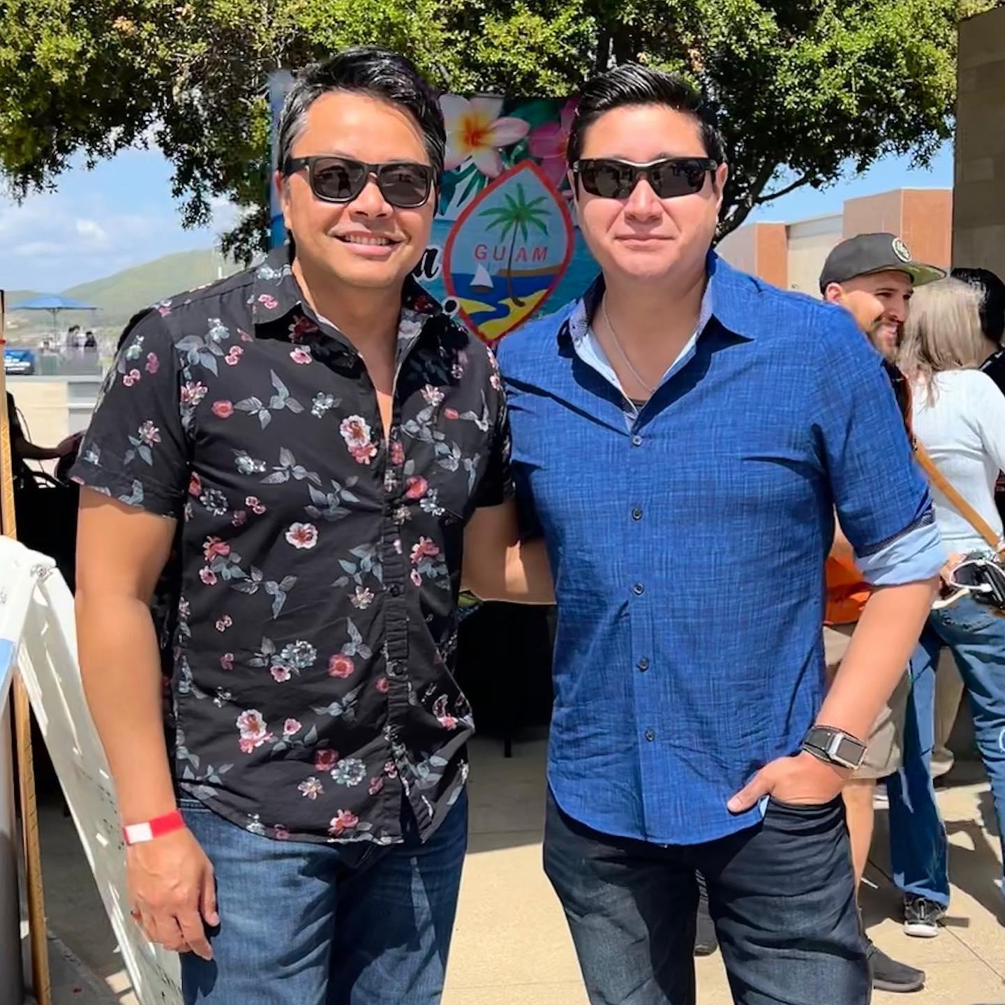 Hanging out at the Chamorro Festival in San Diego