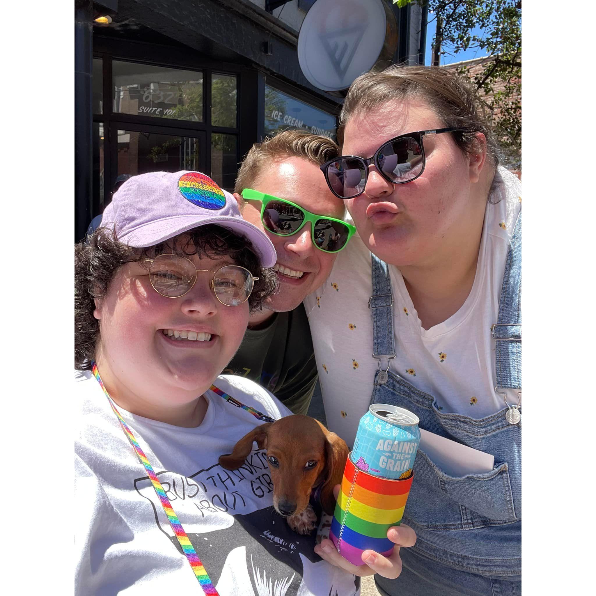 Orryn's first Pride parade!