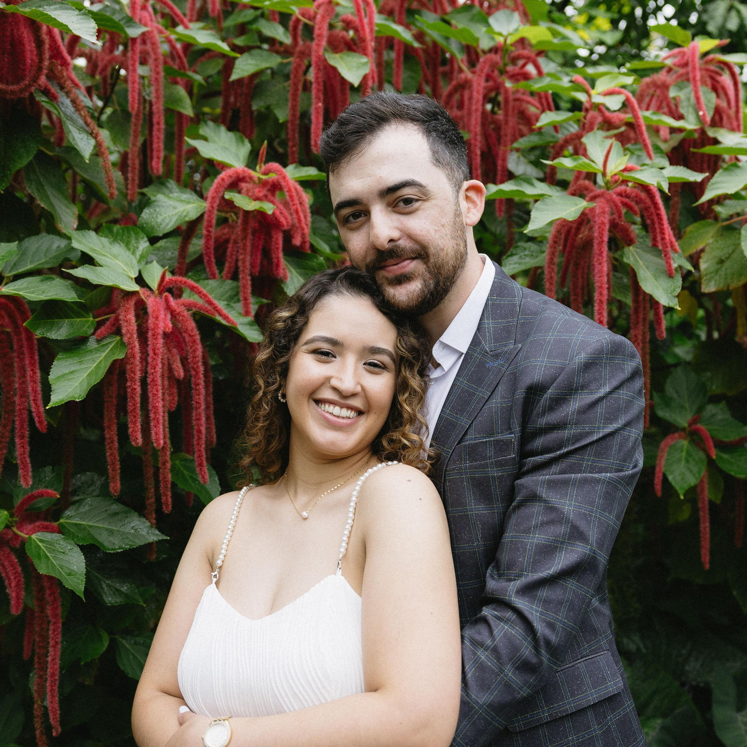 Conor and Ale's engagement shoot photos: Rawlings Conservatory in Baltimore.